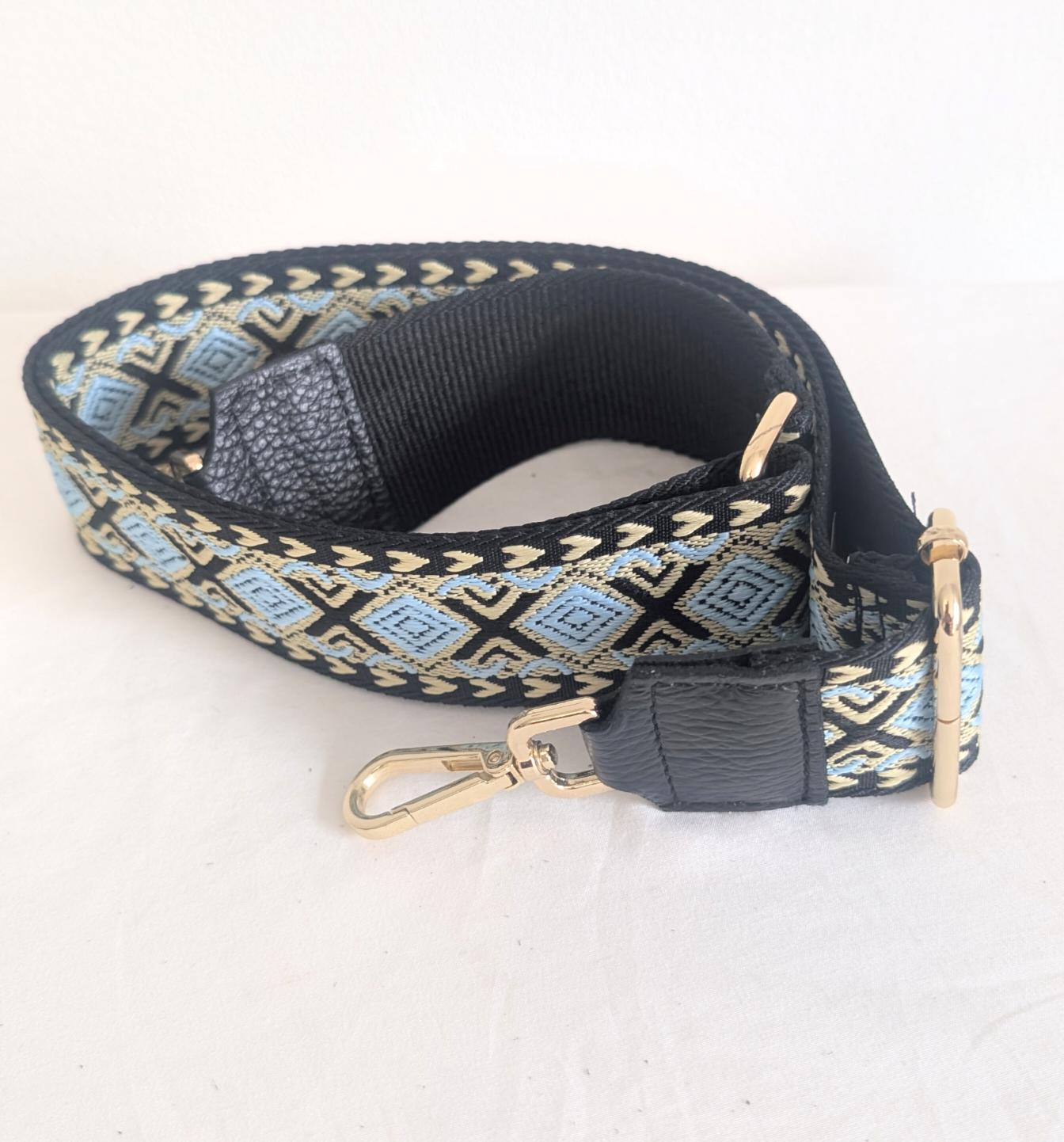 Jacq Strap – Mönstrad Axelrem för Väska (Made in Italy)