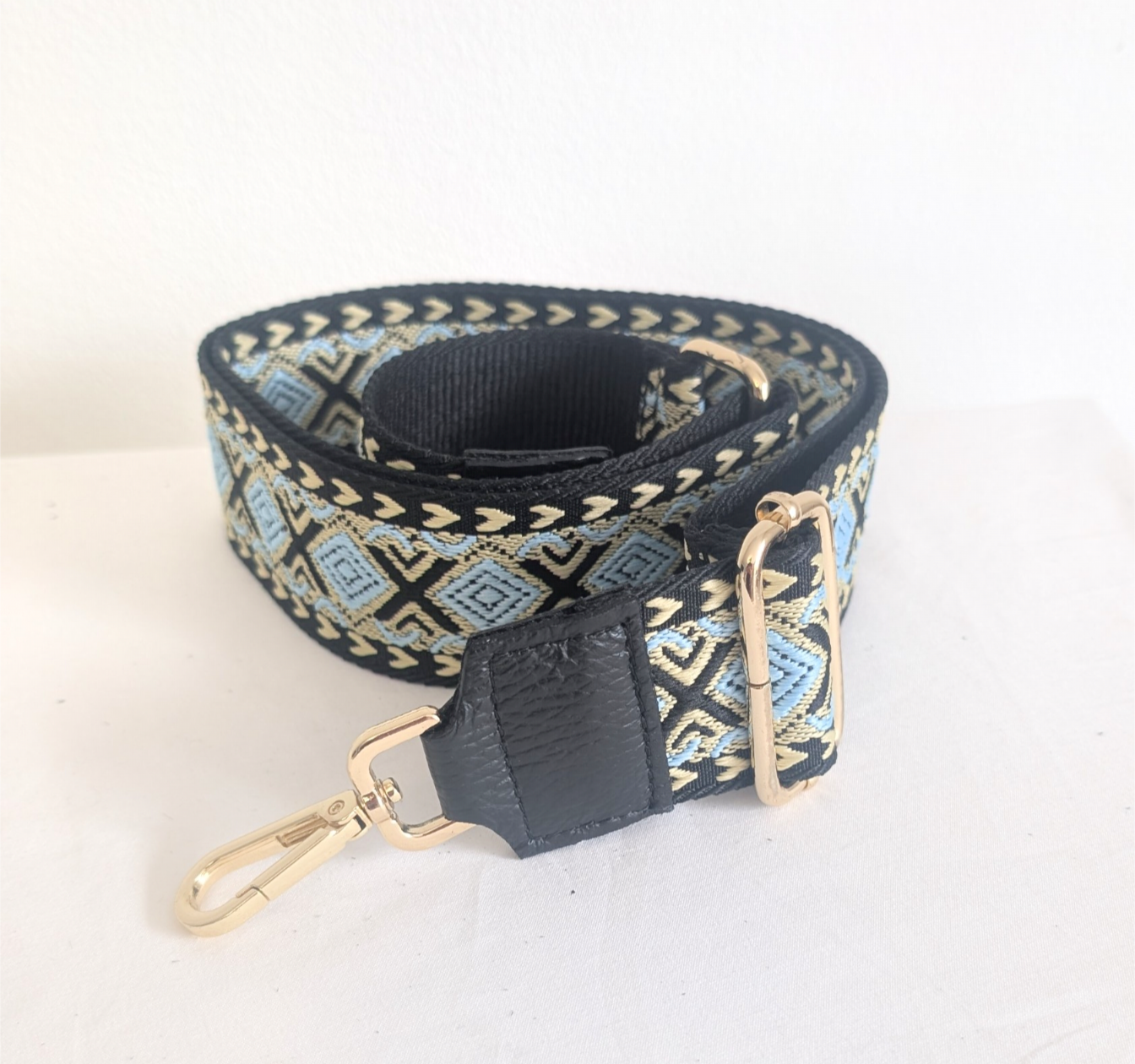 Jacq Strap – Mönstrad Axelrem för Väska (Made in Italy)