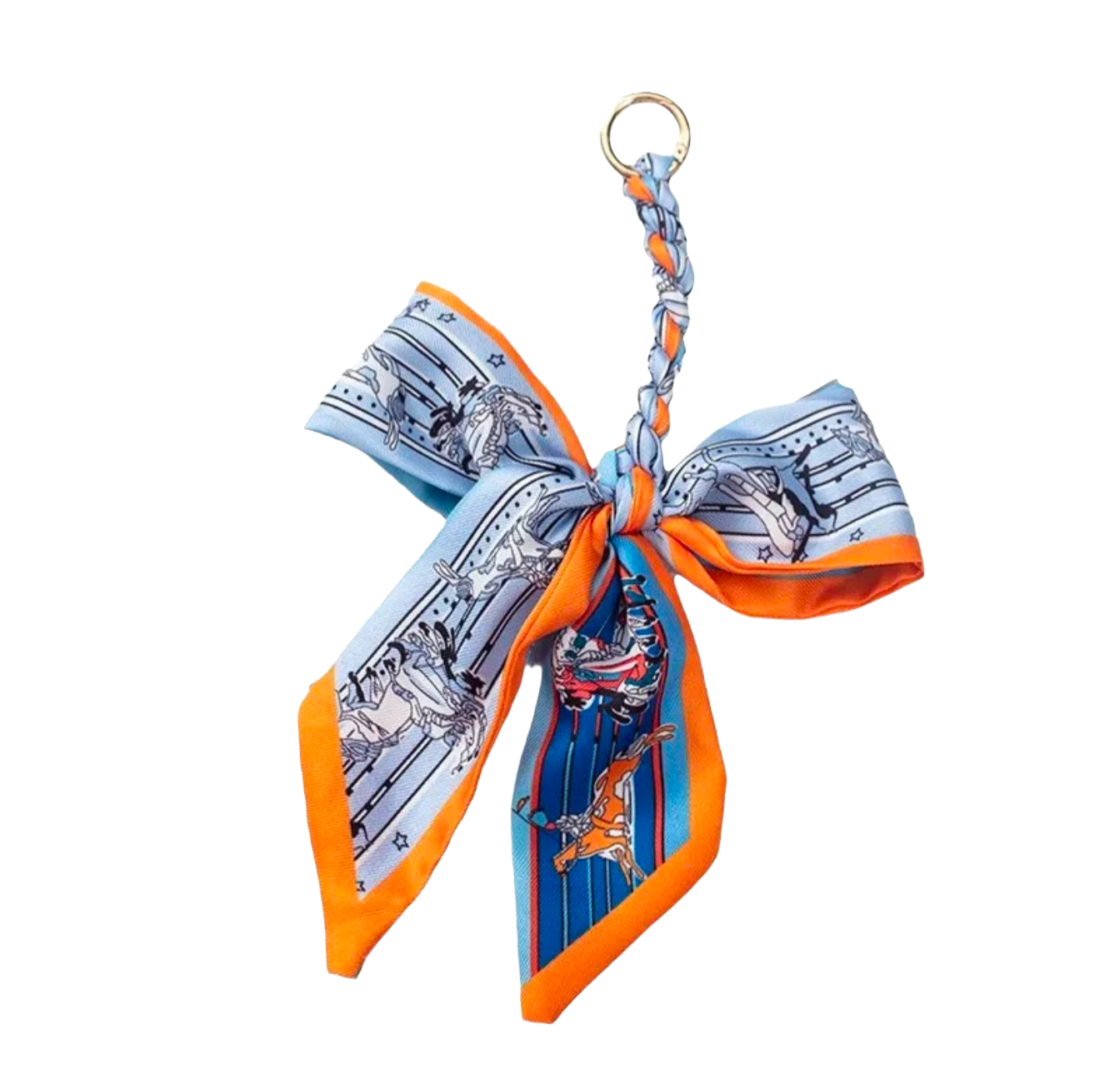 Elegant Väskhänge med Sidenscarf