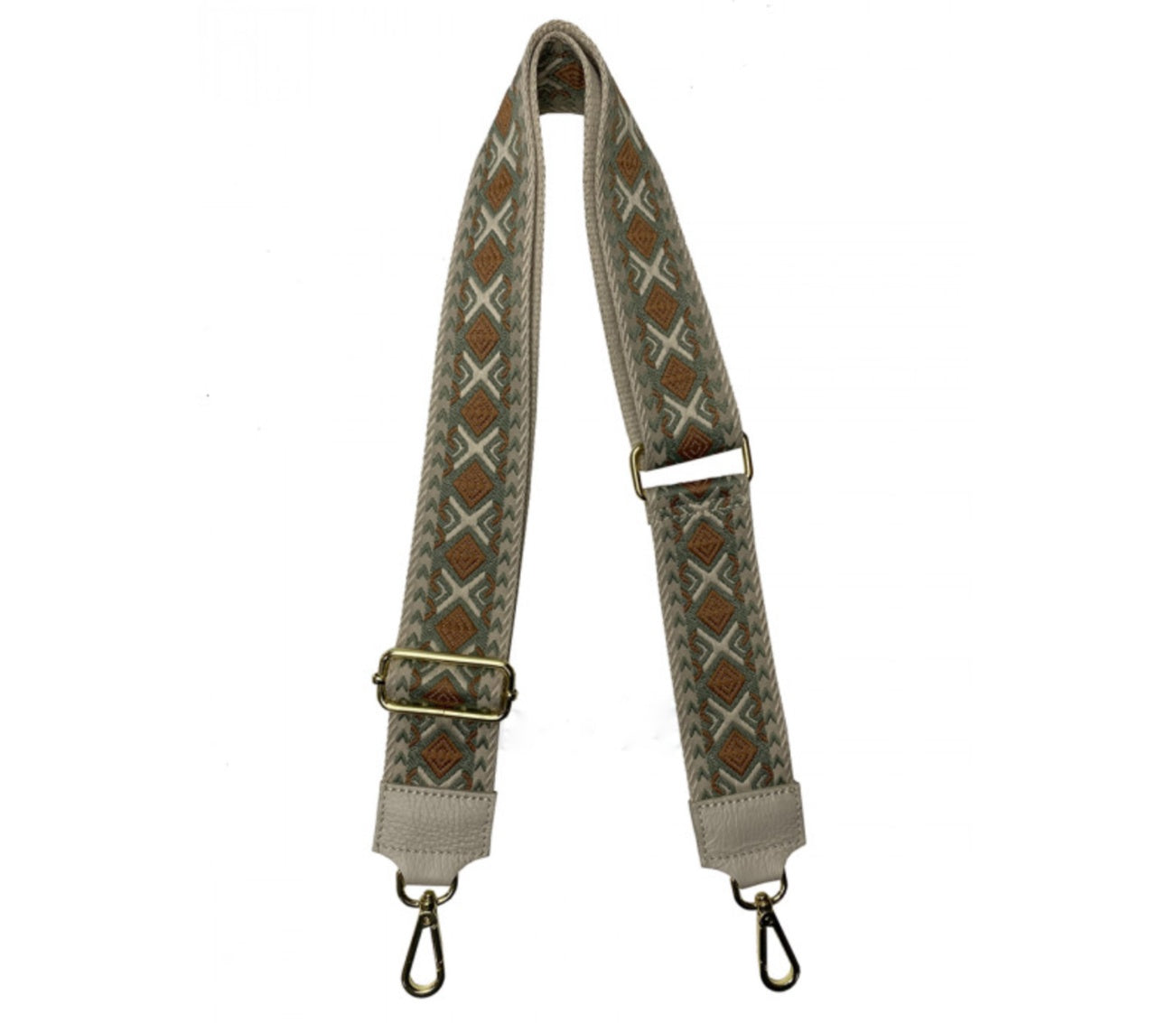 Jacq Strap – Mönstrad Axelrem för Väska (Made in Italy)